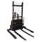 Vestil Steel Adjustable Powered Lift Stacker 63 In. Raised Height 2,600 Lb. Capacity Black S-63-AA-LION - alternate 1